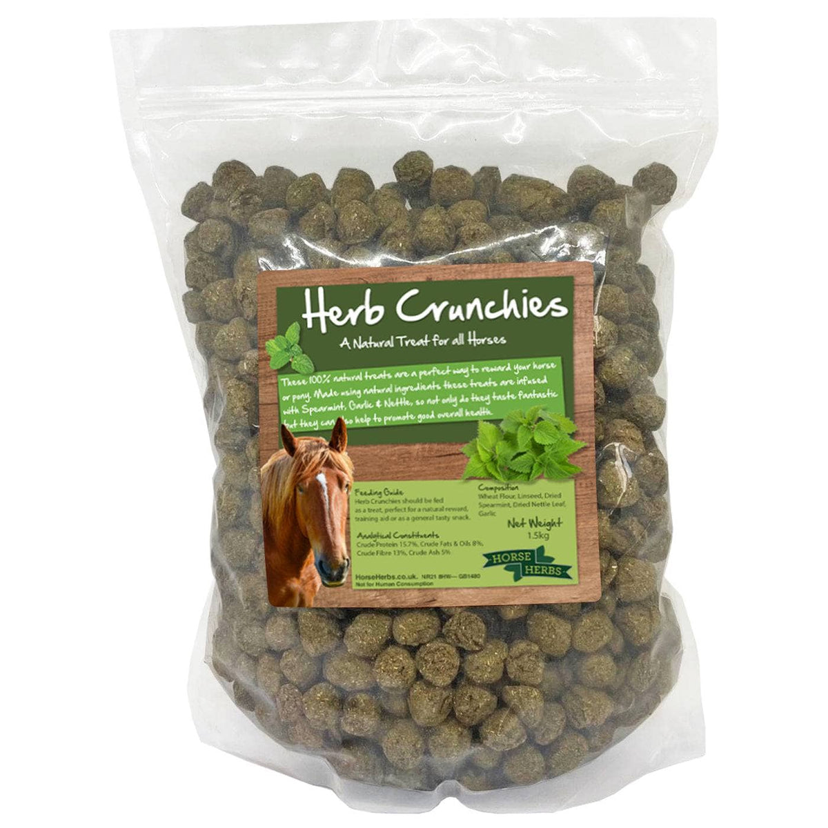 Herb Crunchies | Natural Equine Treat | Horse Herbs UK